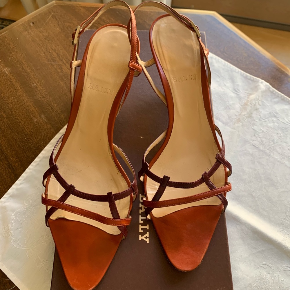 Bally kitten heel sandals